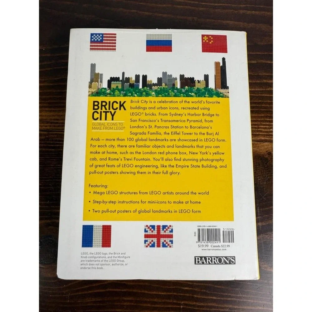 Brick City LEGO Book Global Icons to Make‎ From LEGO Warren Elsmore Kids